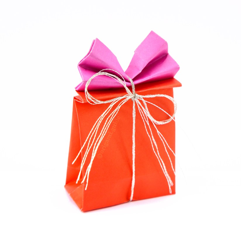 fun projects of origami for beginners gift bag