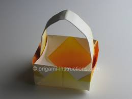 fun projects of origami for beginners easter basket