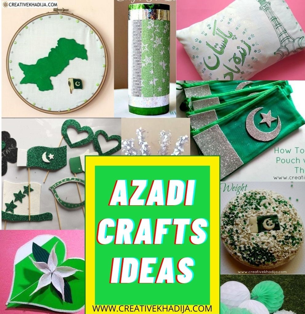 Pakistan Independence day celebration easy crafts ideas and decoration