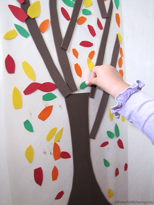 easy fall tree activity