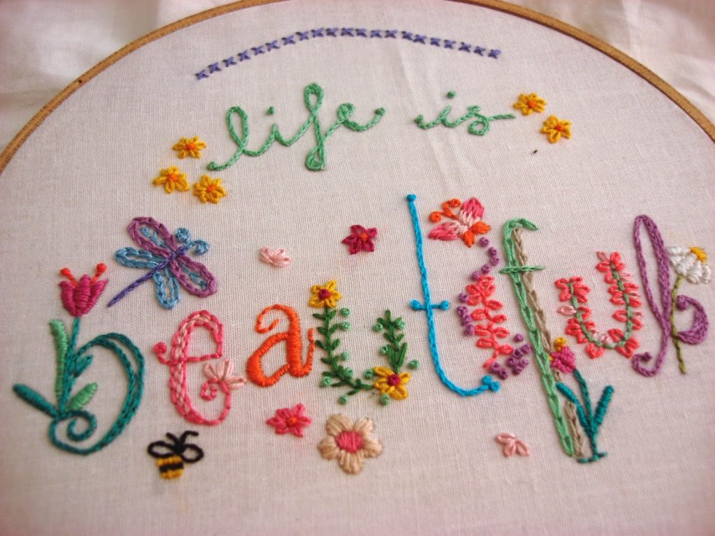 best free embroidery patterns springtime