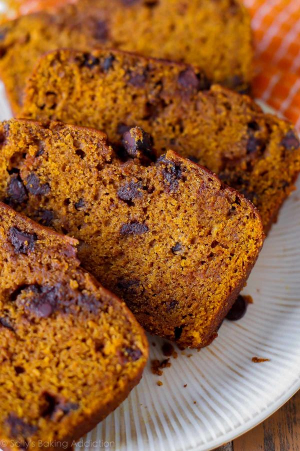 healthy pumpkin bread recipe chocolate chip bread