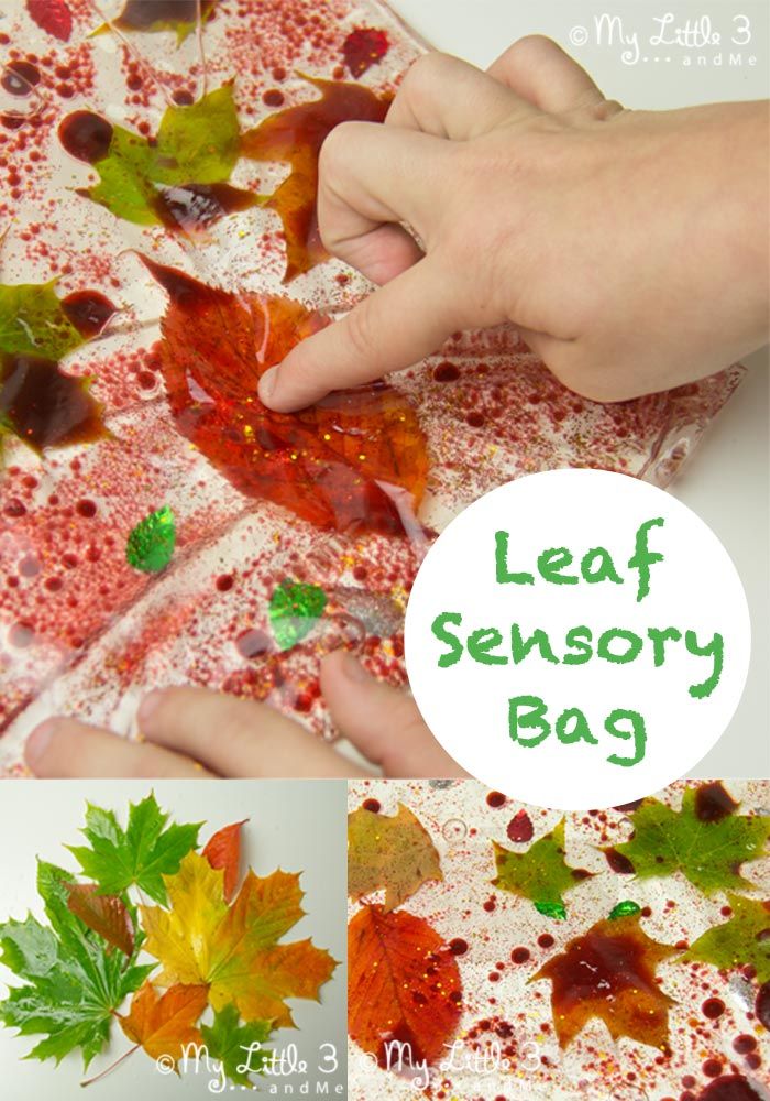 sensory fall activities to keep the toddlers busy fall bag