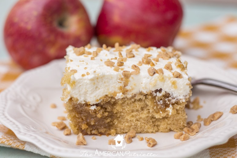 how to make a simple cake for fall apple butter cake