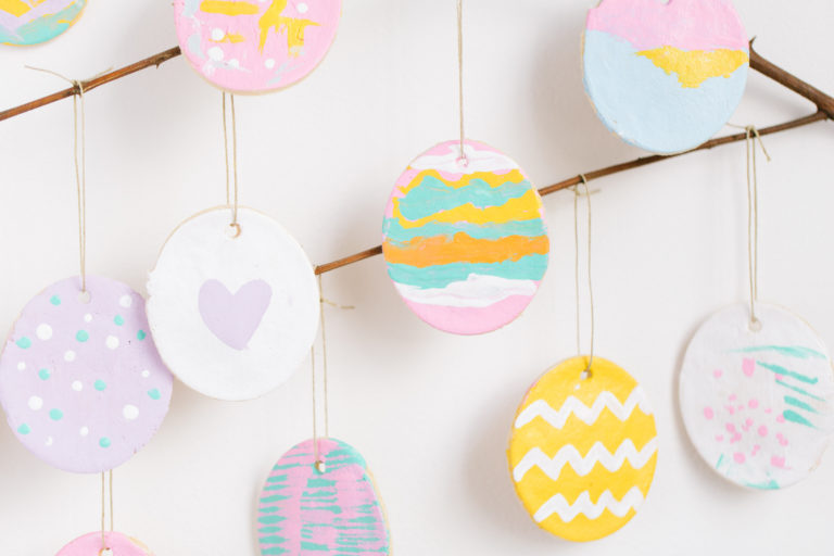 ideas for salt dough ornaments easter eggs