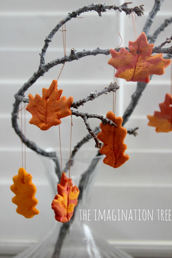 salt dough crafts for you to try autumn leaves 