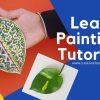 how to paint a leaf with acrylic paint