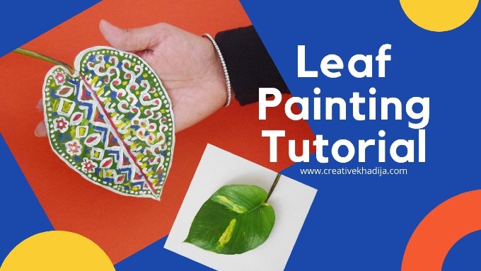 how to paint a leaf with acrylic paint