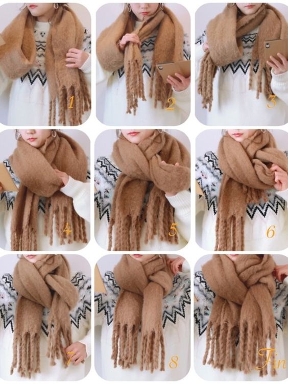 10 Different Ways To Tie A Scarf In 2021