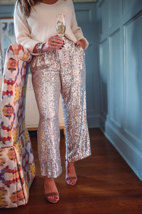 pinterest winter outfits for formal wear sequins pants