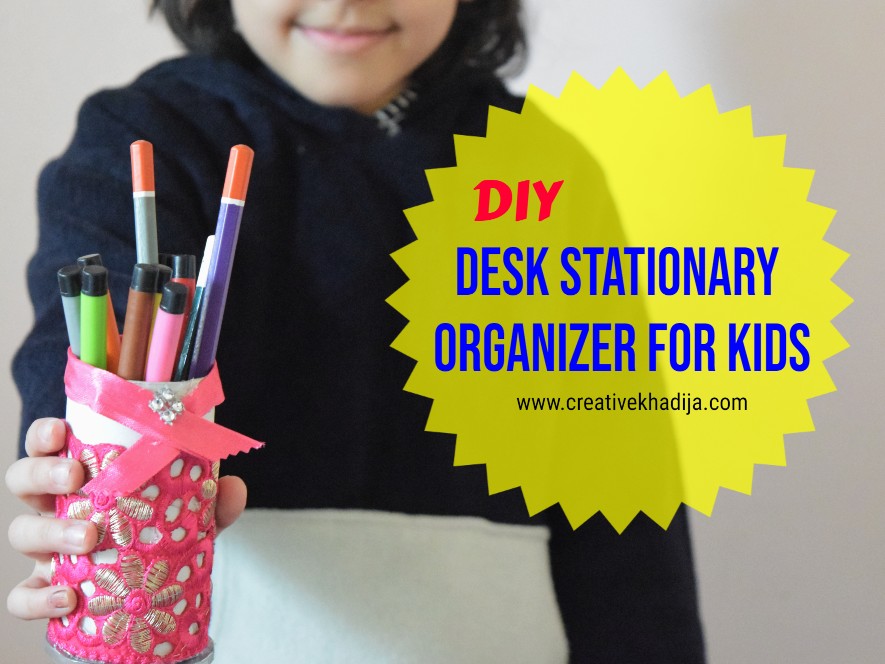 DIY Desk Organizer | 5 Minute Crafts For Kids