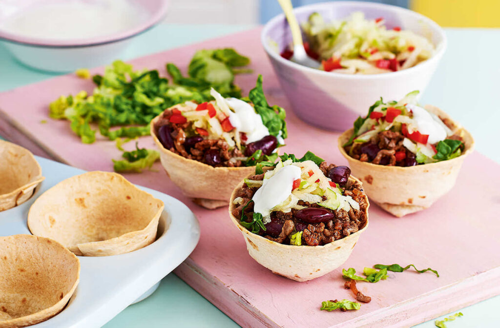 meat dishes that kids will love beef taco cups