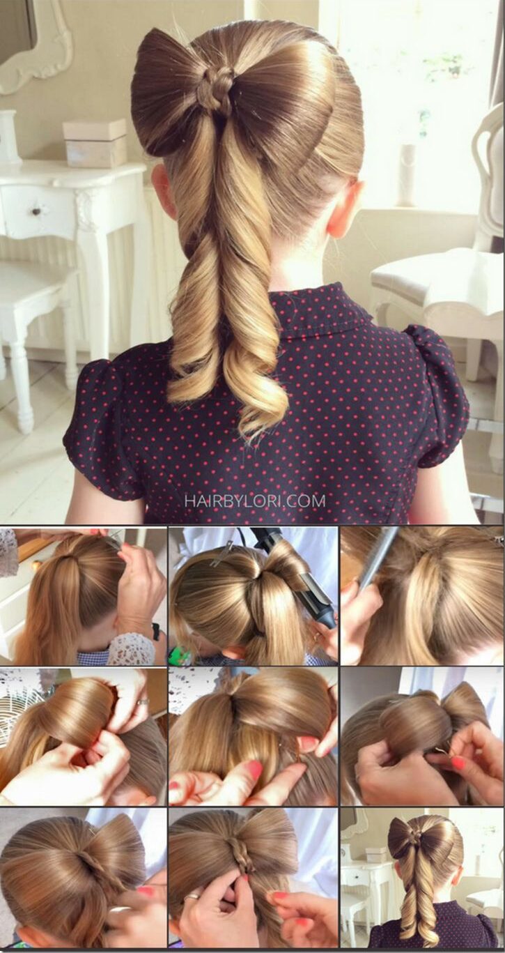 3 Quick and Easy 5 Minute Hairstyles for Little Girls - YouTube