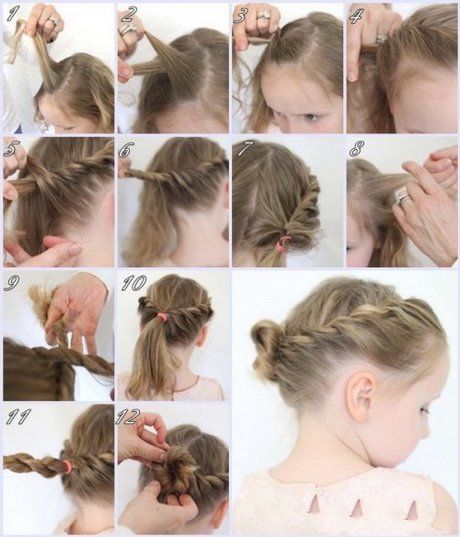 kids hairstyles for girls twisted bun