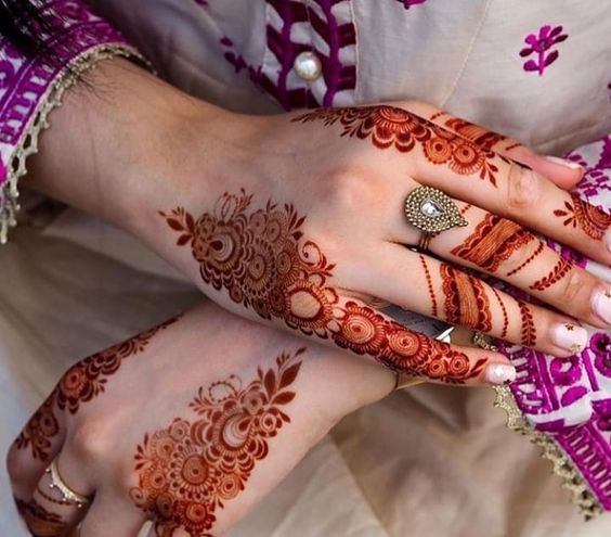 elegant henna designs for bridemaids intricate work