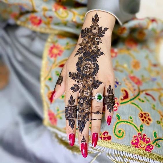 elegant henna designs for bridemaids floral elegance