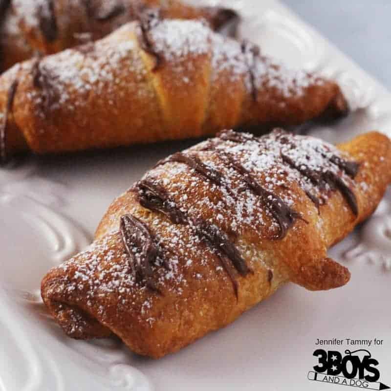 easy nutella recipes for breakfast croissants
