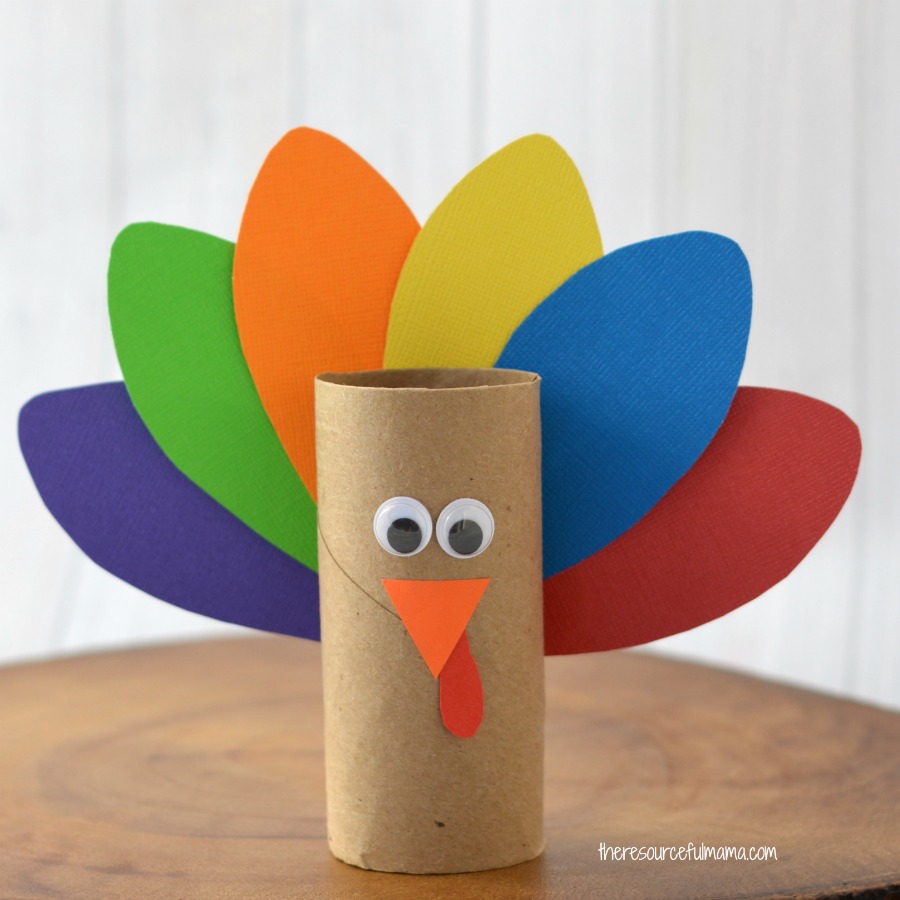 holiday toilet roll crafts turkey