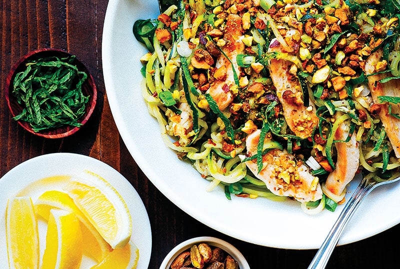 low carb meal ideas for lunch zucchini pasta