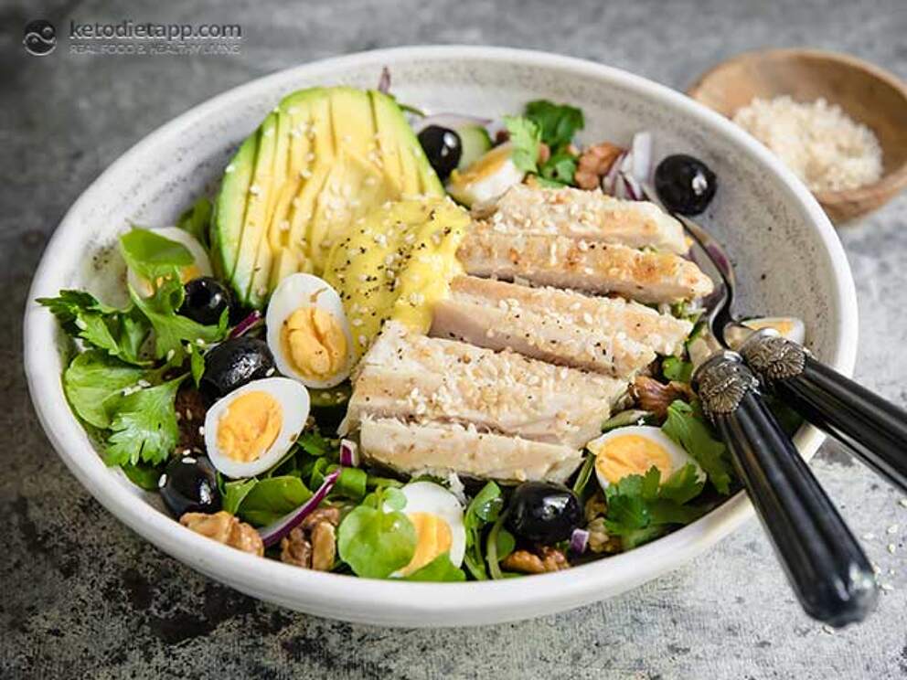 low carb meal ideas for lunch tuna bowl
