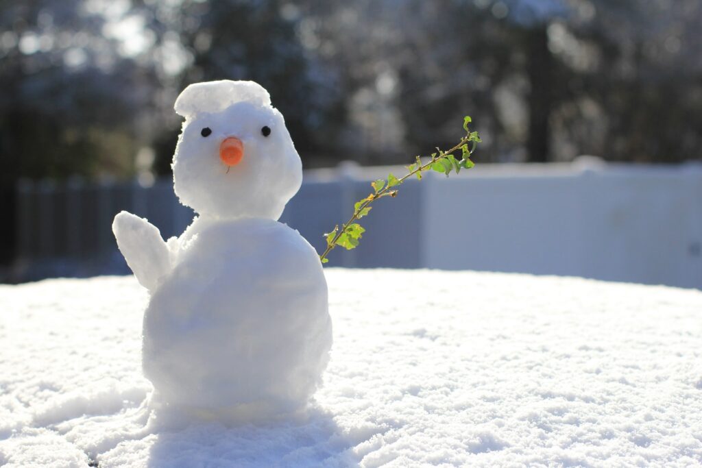fun winter activities snowman 