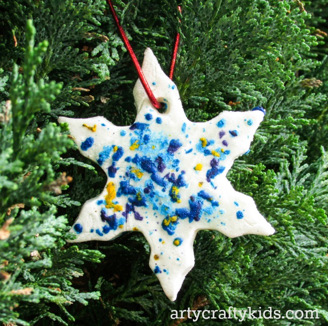 things to do in winter for kids snowflake ornament