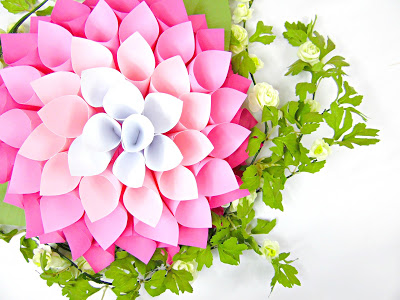 how to craft flowers with cardboard dahlia