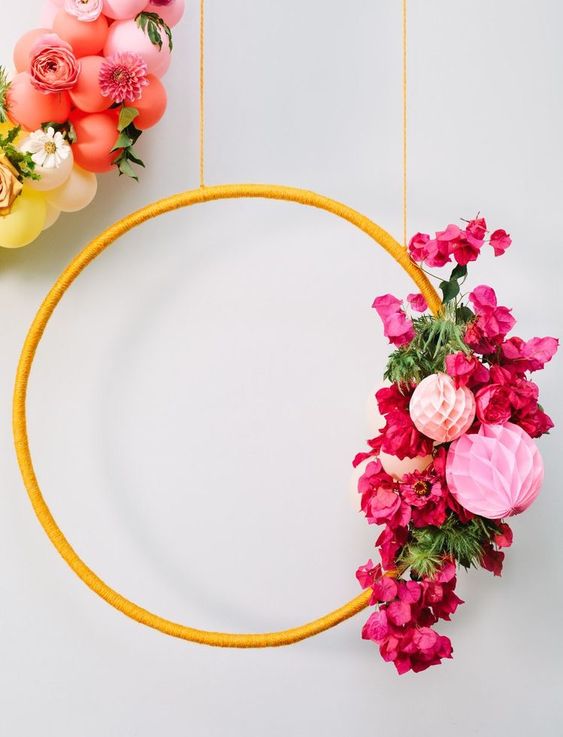 how to craft flowers with cardboard wall hanging