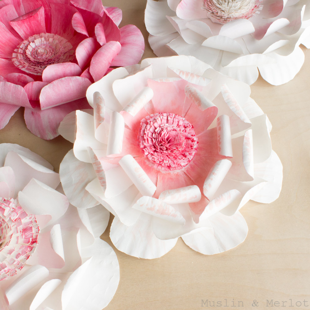 how to craft flowers with cardboard paper plate flowers
