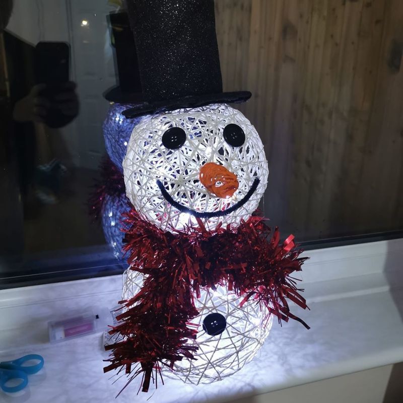 holiday and seasonal decor for christmas snowman