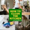 how to clean the kitchen