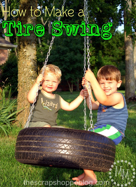 kids summer crafts for boys tire swing