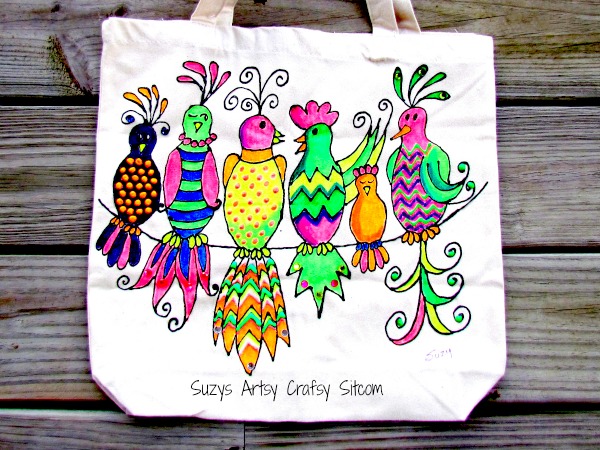 things to do in summer for tweens painted tote bag