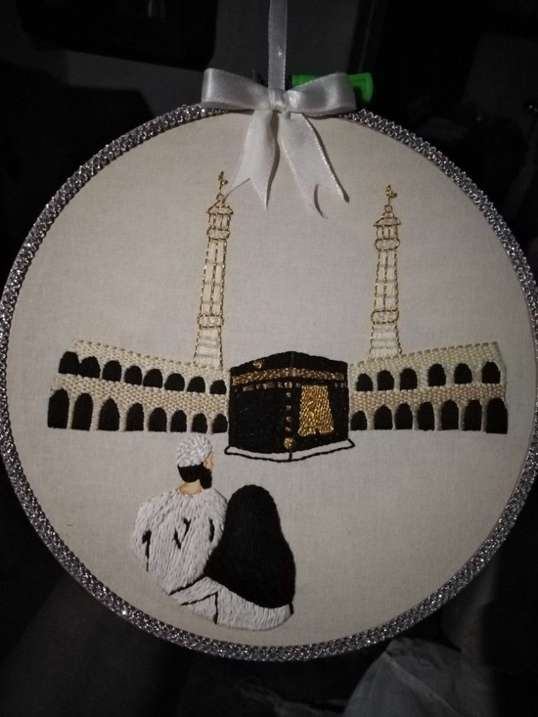 handmade hajj gift ideas and crafts embroidery hoop design