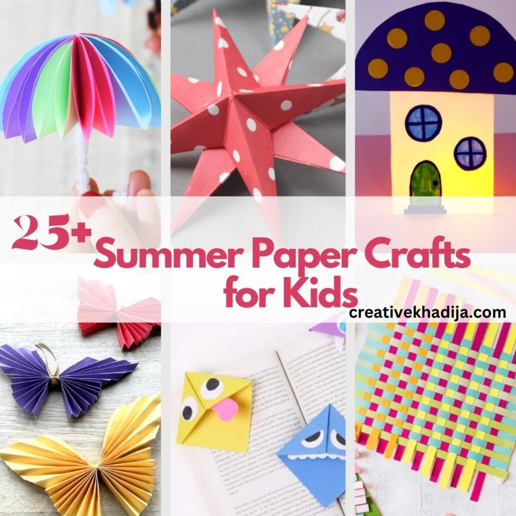 easy summer paper crafts for kids