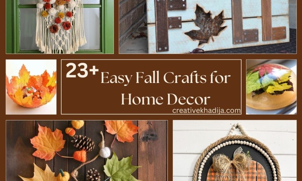 easy and budget friendly fall crafts ideas