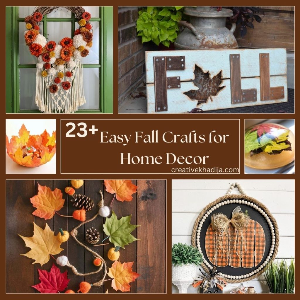 easy and budget friendly fall crafts ideas